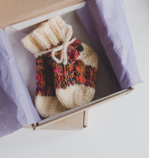 Ponožky pro miminka v dárkové krabičce
