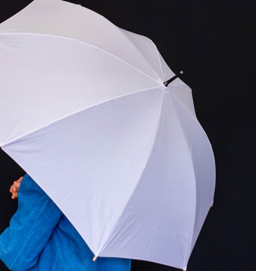 Unisex deštník - bílý
