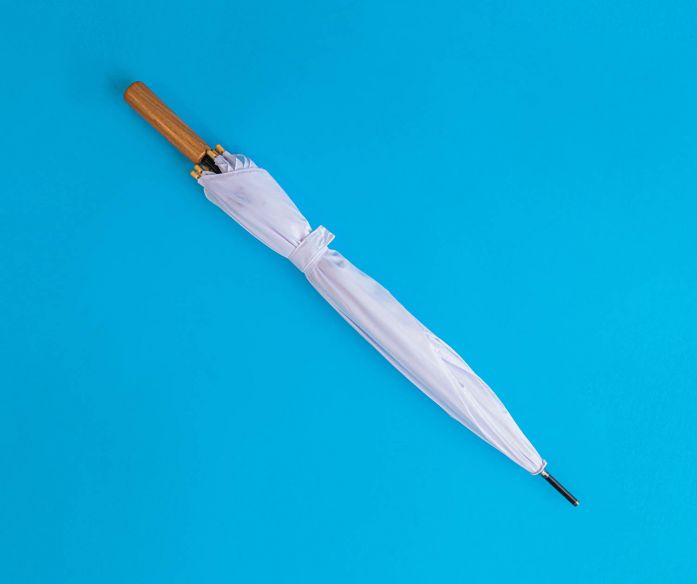 Unisex deštník - bílý